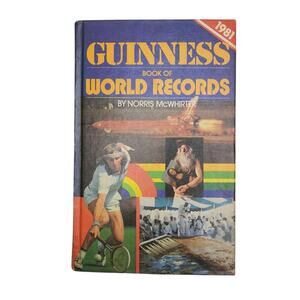 Guinness Book of World Records 1981 Edition Norris McWhirter Hardcover